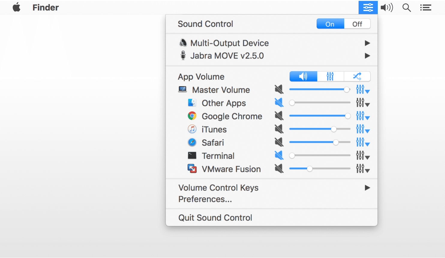 Adjust Volume On Mac For Different Apps